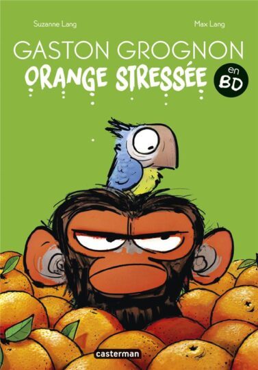 Gaston Grognon en BD : orange stressée