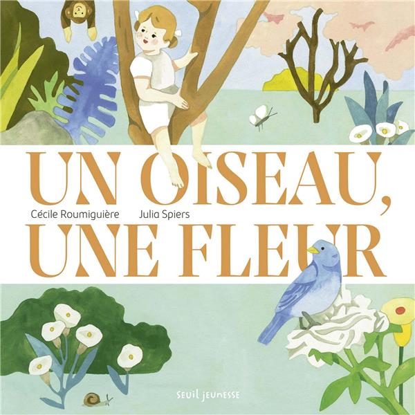 Un oiseau, une fleur