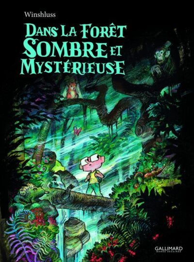 Dans la forêt sombre et mystérieuse