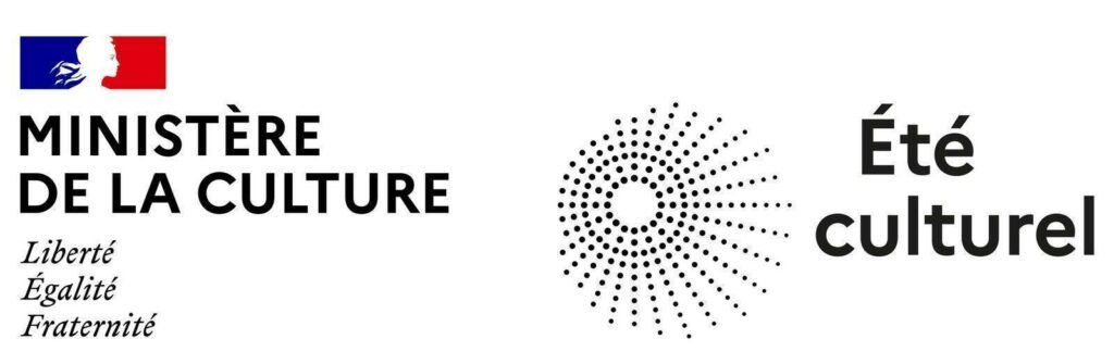 Logos des partenaires de l'opération : Ministère de la Culture et dispositif Été culturel